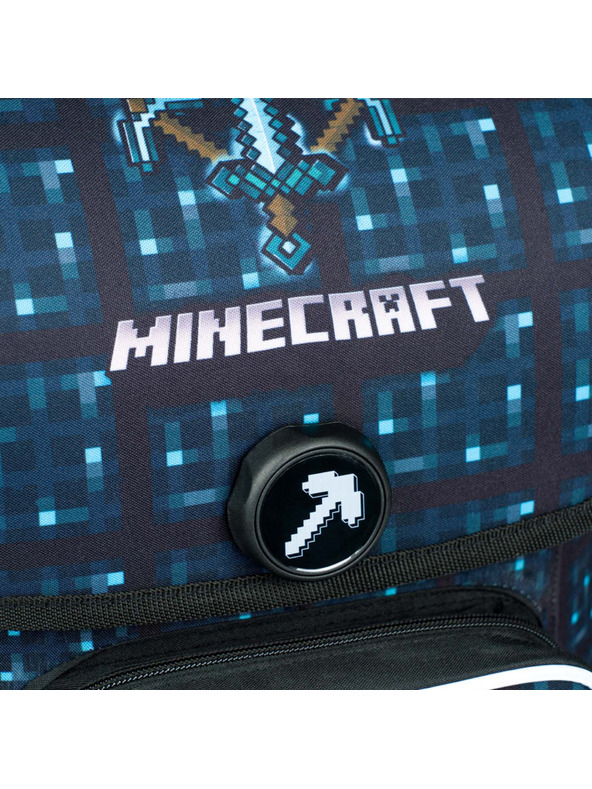 BAAGL  Ergo Minecraft Blue Axe šolska torba