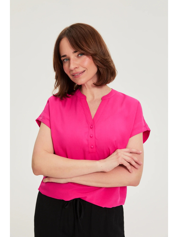 Moodo Srajca iz viskoze vijolična Moodo