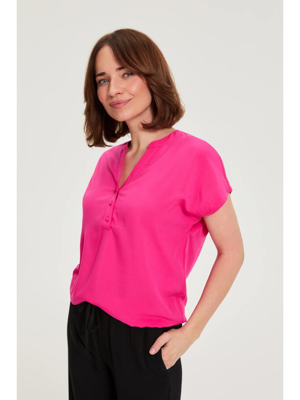 Moodo Srajca iz viskoze vijolična Moodo