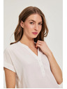 Moodo Bela viskozna srajca Moodo