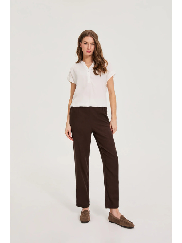 Moodo Bela viskozna srajca Moodo