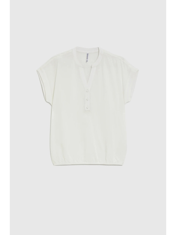 Moodo Bela viskozna srajca Moodo