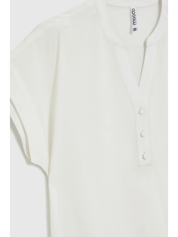 Moodo Bela viskozna srajca Moodo