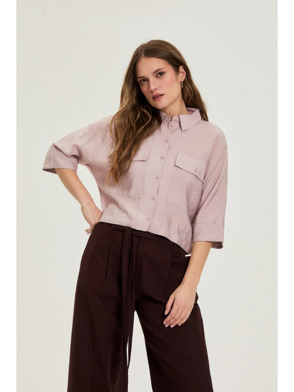 Moodo Viskozna srajca roza Moodo