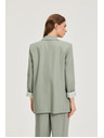 Moodo Sako s primesjo lana olivne barve Moodo
