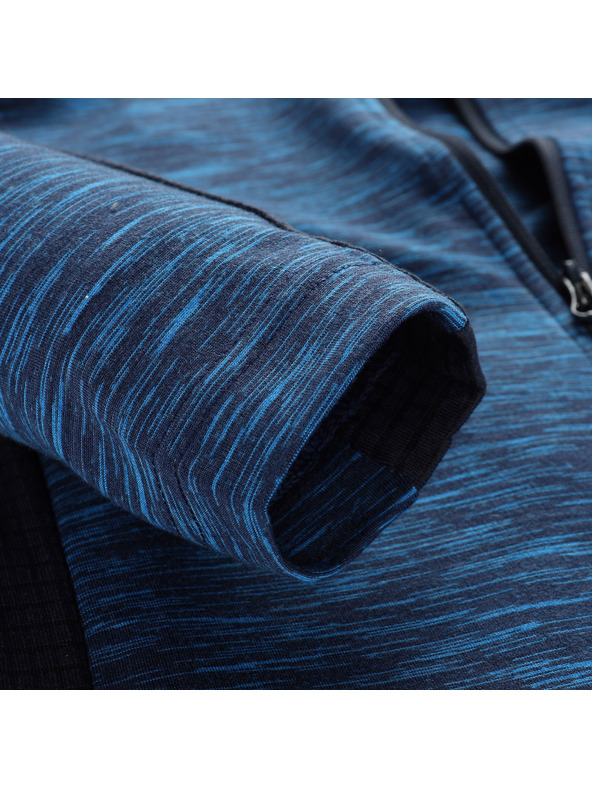 ALPINE PRO Otroška športna moška na zadrgo ALPINE PRO DETTO electric blue lemonade