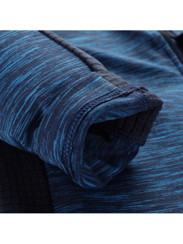 ALPINE PRO Otroška športna moška na zadrgo ALPINE PRO DETTO electric blue lemonade