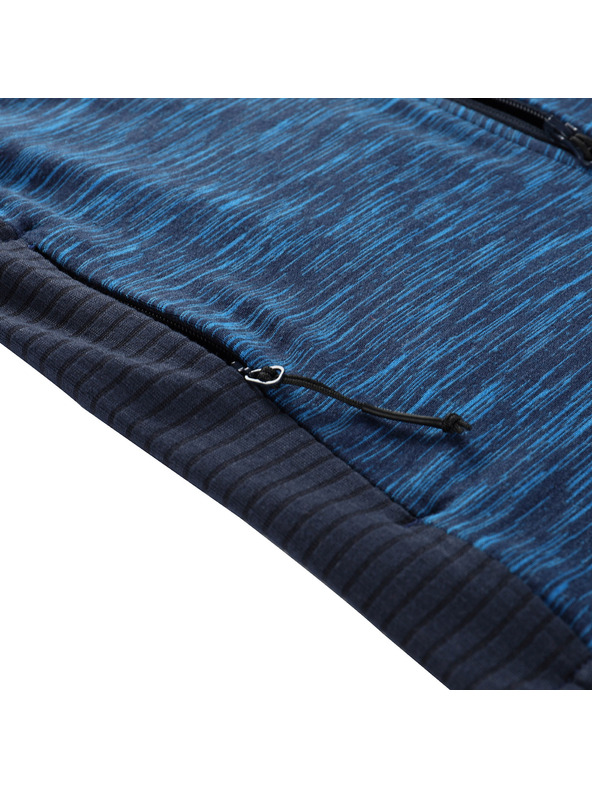 ALPINE PRO Otroška športna moška na zadrgo ALPINE PRO DETTO electric blue lemonade