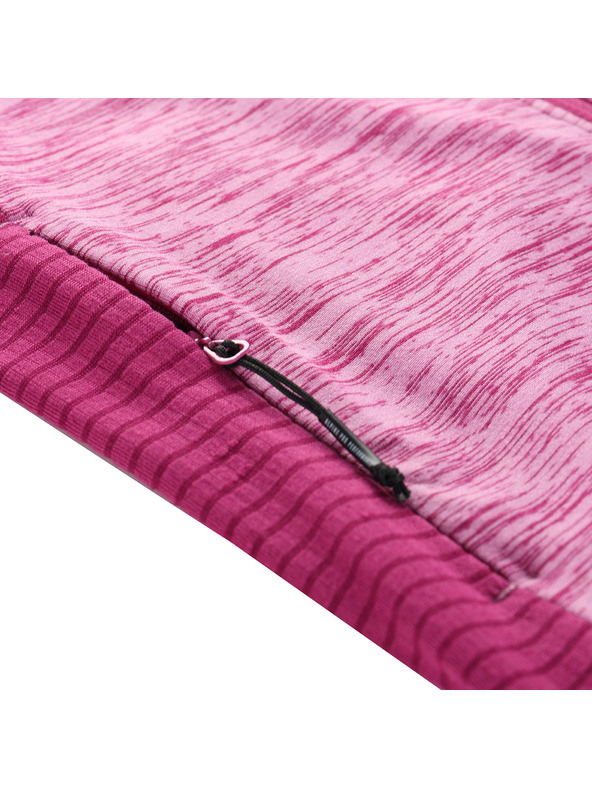 ALPINE PRO Otroška športna moška na zadrgo ALPINE PRO DETTO first bloom