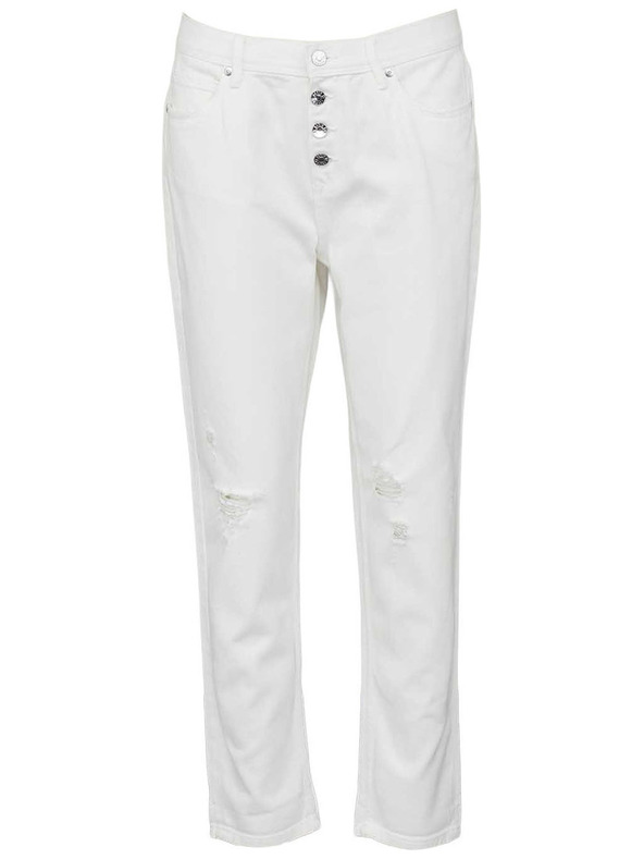 CAMAIEU Bele slim fit kavbojke CAMAIEU