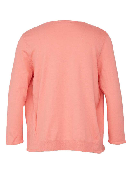 CAMAIEU Rožnat kratek kardigan CAMAIEU