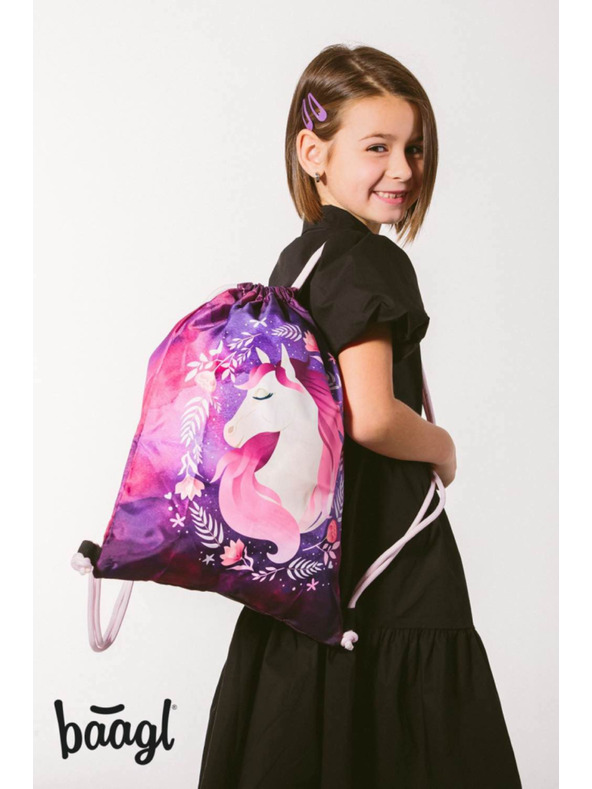 BAAGL  BAAGL SET 5 Zippy Plus Konj: aktovka, penal, vrečka, predpasnik, denarnica