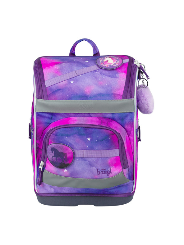 BAAGL  BAAGL SET 5 Zippy Plus Konj: aktovka, penal, vrečka, predpasnik, denarnica