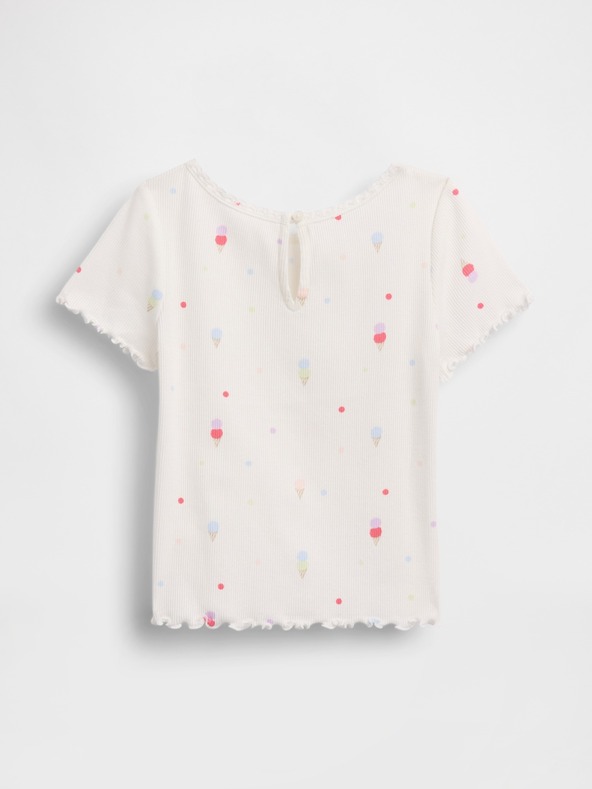 GAP Otroška rebrasta majica GAP