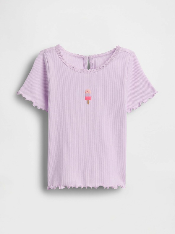 GAP Otroška rebrasta majica GAP