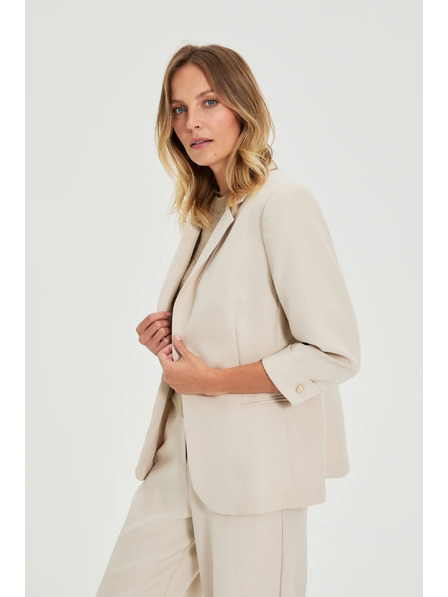 Moodo Suknjič s 3/4 rokavi bež Moodo