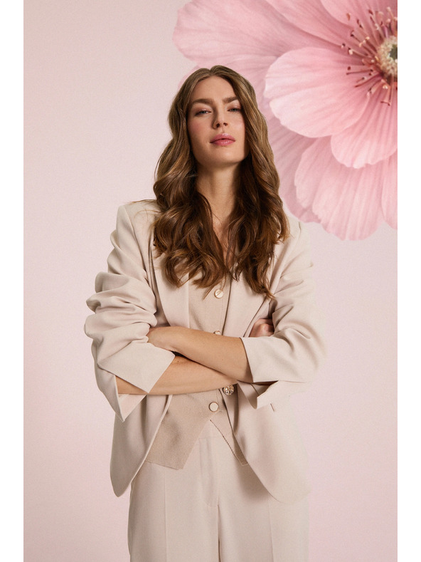 Moodo Enostransko sako bež Moodo