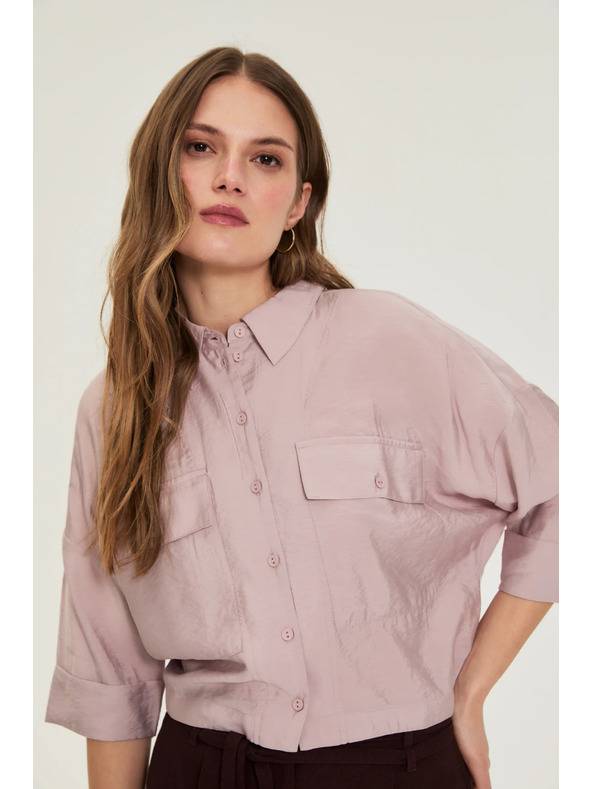 Moodo Viskozna srajca roza Moodo