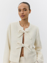 Sofie Schnoor Kremasta volnena ženska jakna MAESW