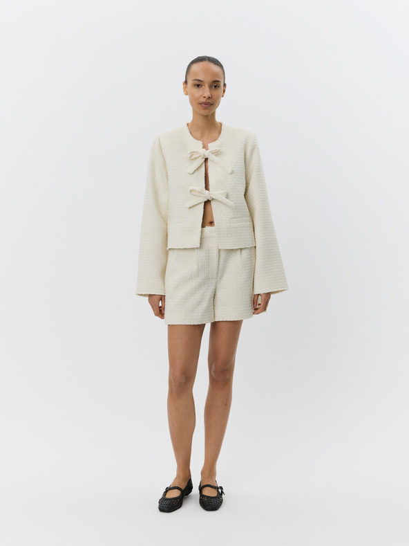 Sofie Schnoor Kremasta volnena ženska jakna MAESW