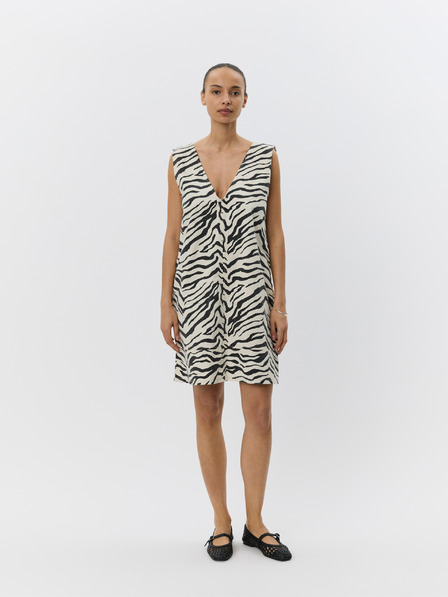 Sofie Schnoor Kremaste obleke z živalskim krznom OLYMPESW