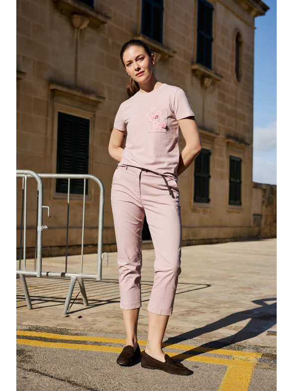 Moodo Majica s žepom roza Moodo