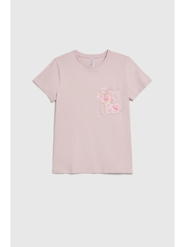 Moodo Majica s žepom roza Moodo