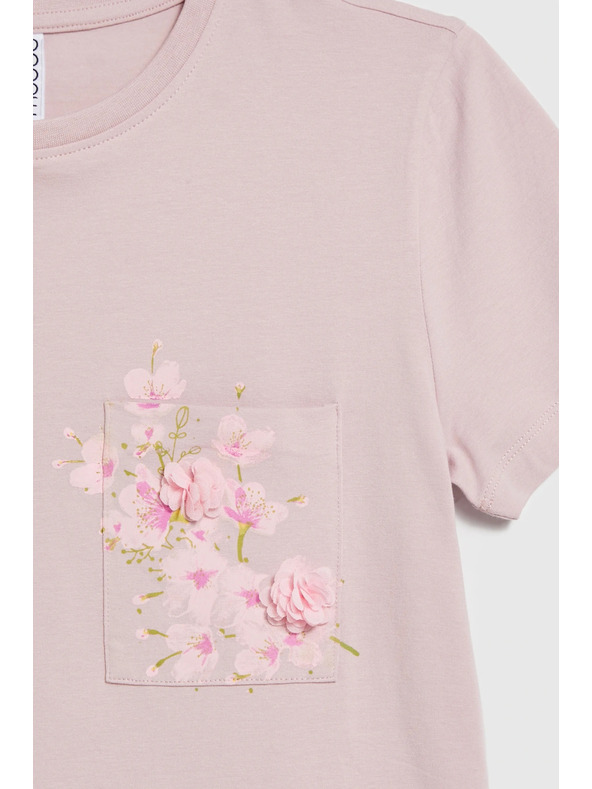 Moodo Majica s žepom roza Moodo