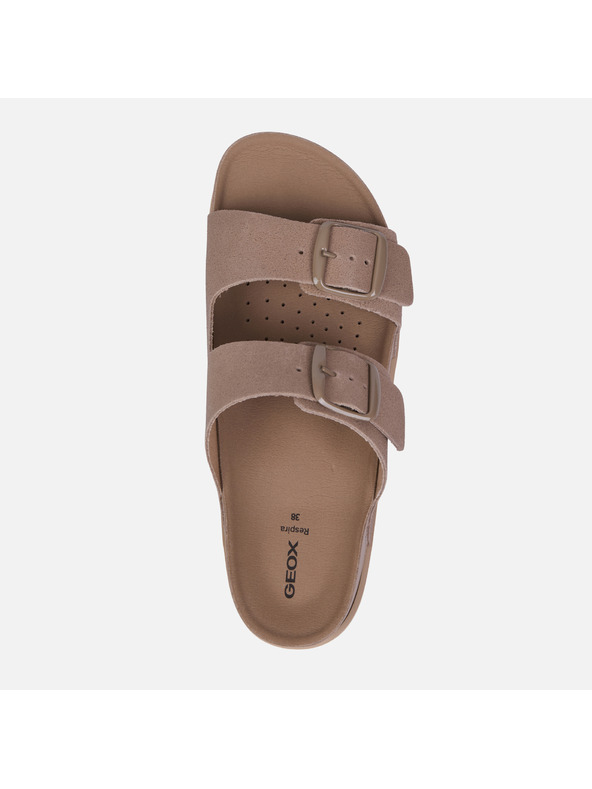 Geox Bež ženski sandali Geox Sandybett High