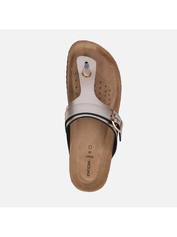 Geox Zlati ženski sandali Geox Brionia