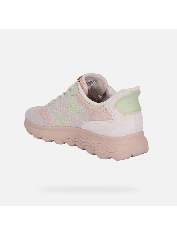 Geox Bež ženski tekaški čevlji Geox Spherica Plus