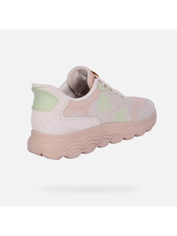 Geox Bež ženski tekaški čevlji Geox Spherica Plus
