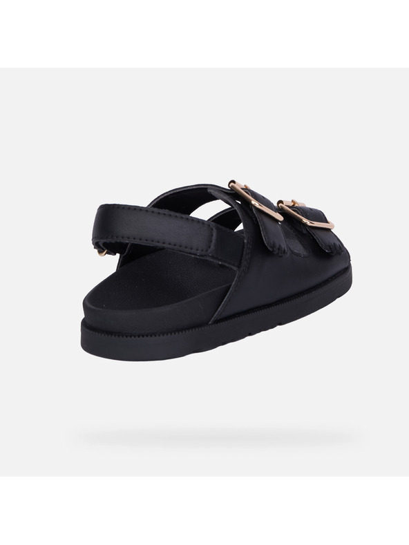 Geox Črni deklinski sandali Geox Foammentera