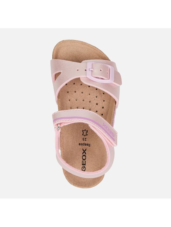 Geox Svetlo rožnati dekliški sandali Geox Chalki