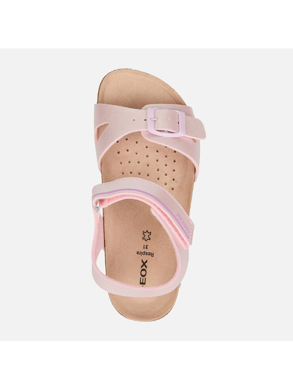 Geox Rožnate dekliške sandale Geox Adriel