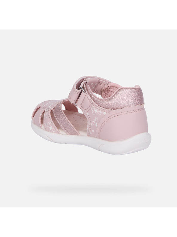 Geox Svetlo rožnati deklinski sandali za prve korake Geox Zapito