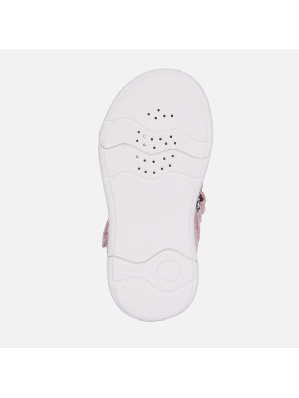 Geox Svetlo rožnati deklinski sandali za prve korake Geox Zapito