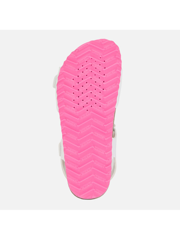 Geox Bele dekliške sandale Geox Chalki