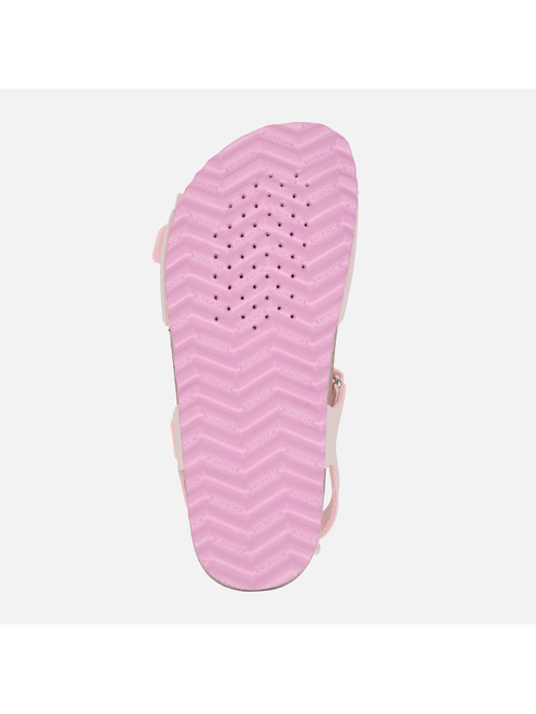 Geox Svetlo rožnati dekliški sandali Geox Chalki