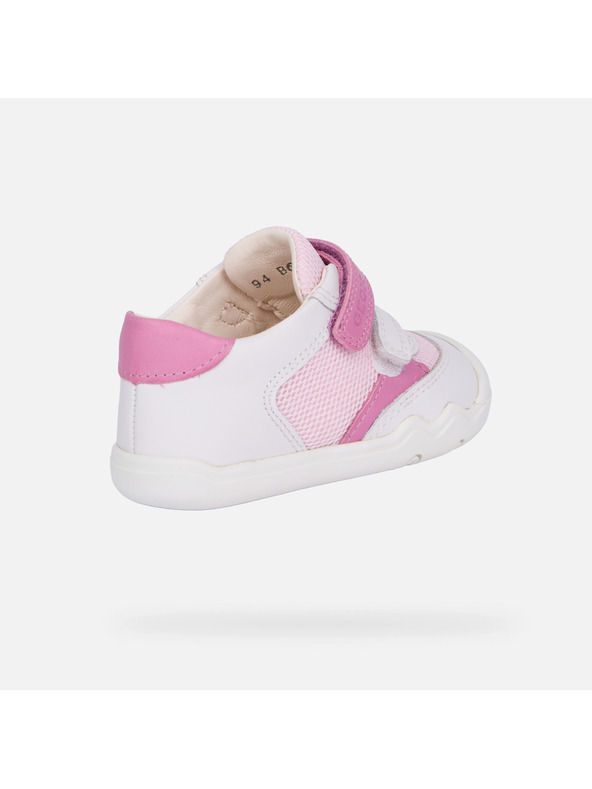Geox Beli deklinski bosih teniski za prve korake Geox Steppieup
