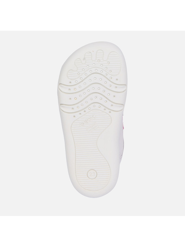 Geox Beli deklinski bosih teniski za prve korake Geox Steppieup