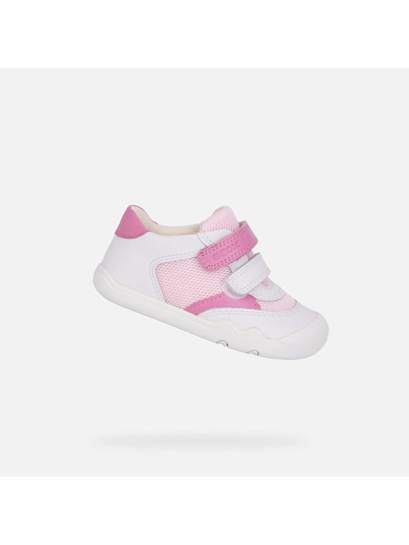 Geox Beli deklinski bosih teniski za prve korake Geox Steppieup
