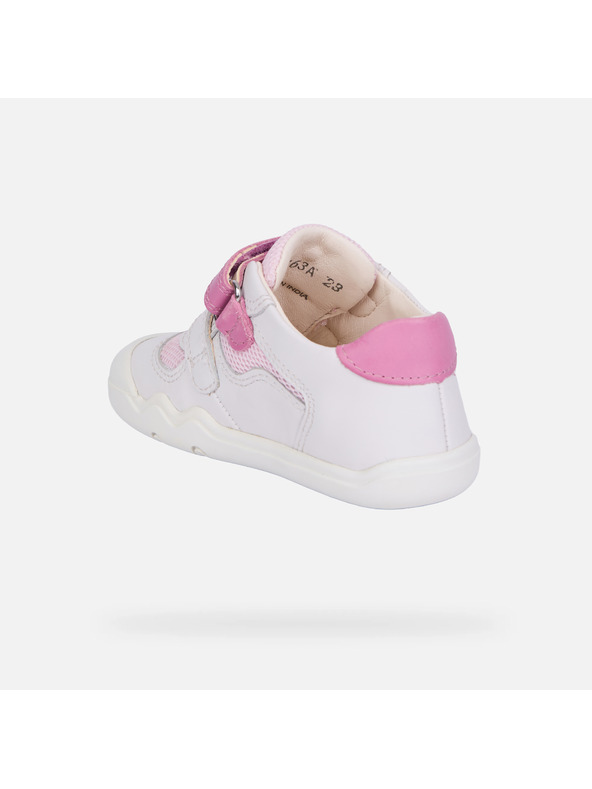 Geox Beli deklinski bosih teniski za prve korake Geox Steppieup