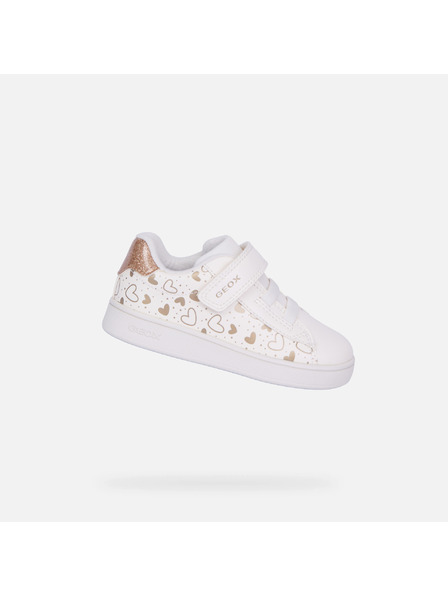 Geox Bele dekliške superge Geox Eclyper