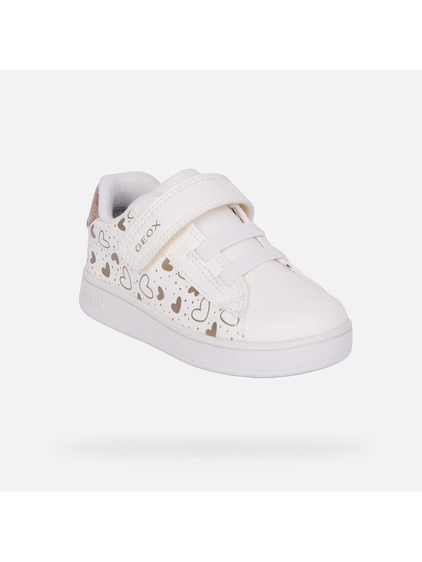 Geox Bele dekliške superge Geox Eclyper
