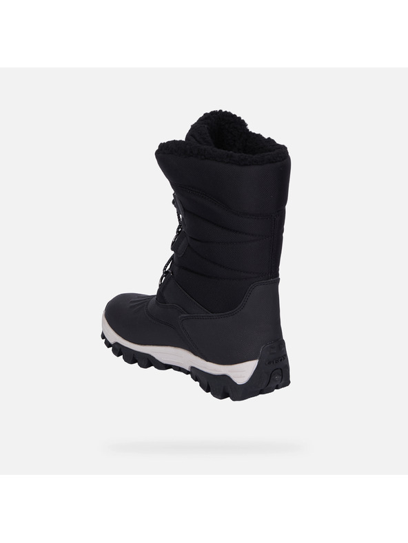 Geox Črna fantovska zimska obutev Geox Himalaya