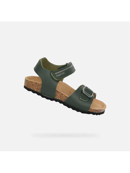 Geox Khaki fantovski sandali Geox Chalki