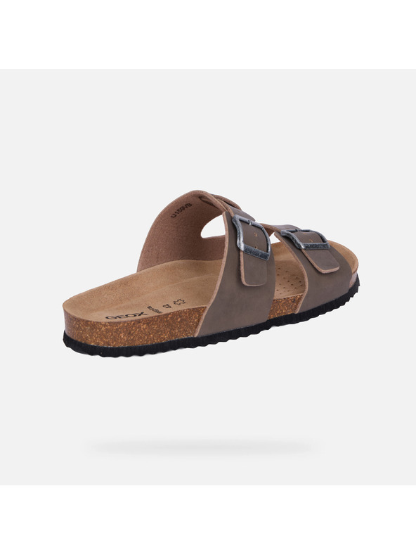 Geox Temno rjavi moški sandali Geox Ghita