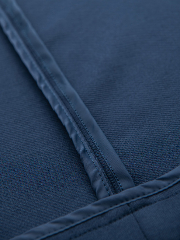 Ombre Clothing Moški modri blazer SLIM z rahlo teksturo