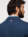 Ombre Clothing Moški modri blazer SLIM z rahlo teksturo